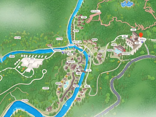 孟州结合景区手绘地图智慧导览和720全景技术，可以让景区更加“动”起来，为游客提供更加身临其境的导览体验。